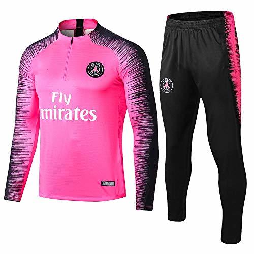 Fashion Paris Black Camiseta de Manga Larga Ropa de fútbol Primavera y otoño