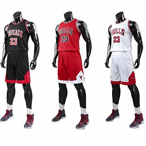 Chico Hombre NBA Michael Jordan # 23 Chicago Bulls Retro Pantalones Cortos
