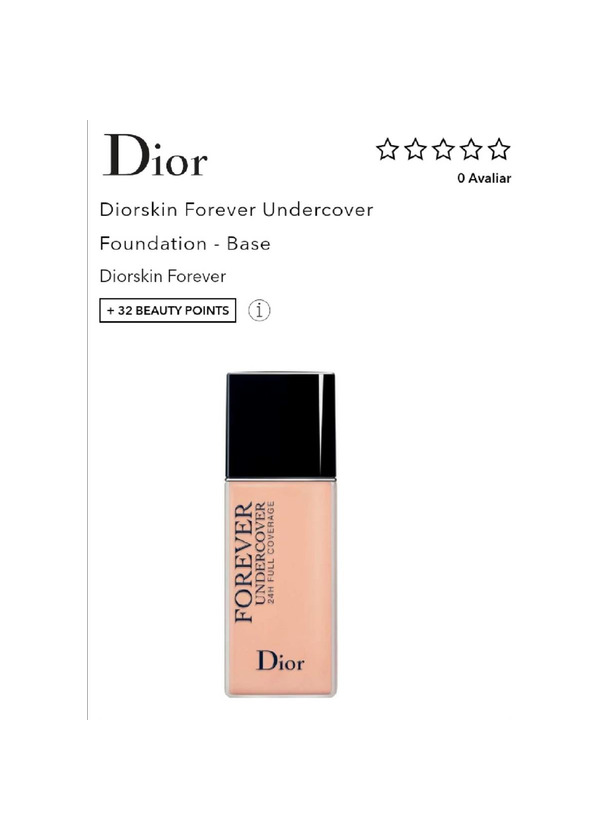 Producto Base da Dior