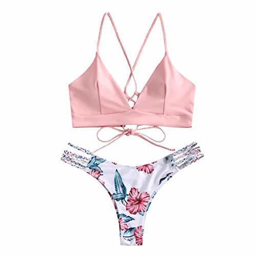 Social riou Bikini Conjuntos de Bikinis para Mujer Push Up Mujeres Traje de