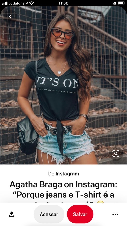 Jeans e camiseta