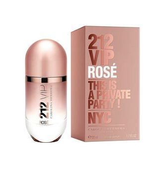 Belleza Carolina Herrera 212 Vip Rosé Agua de Perfume Vaporizador