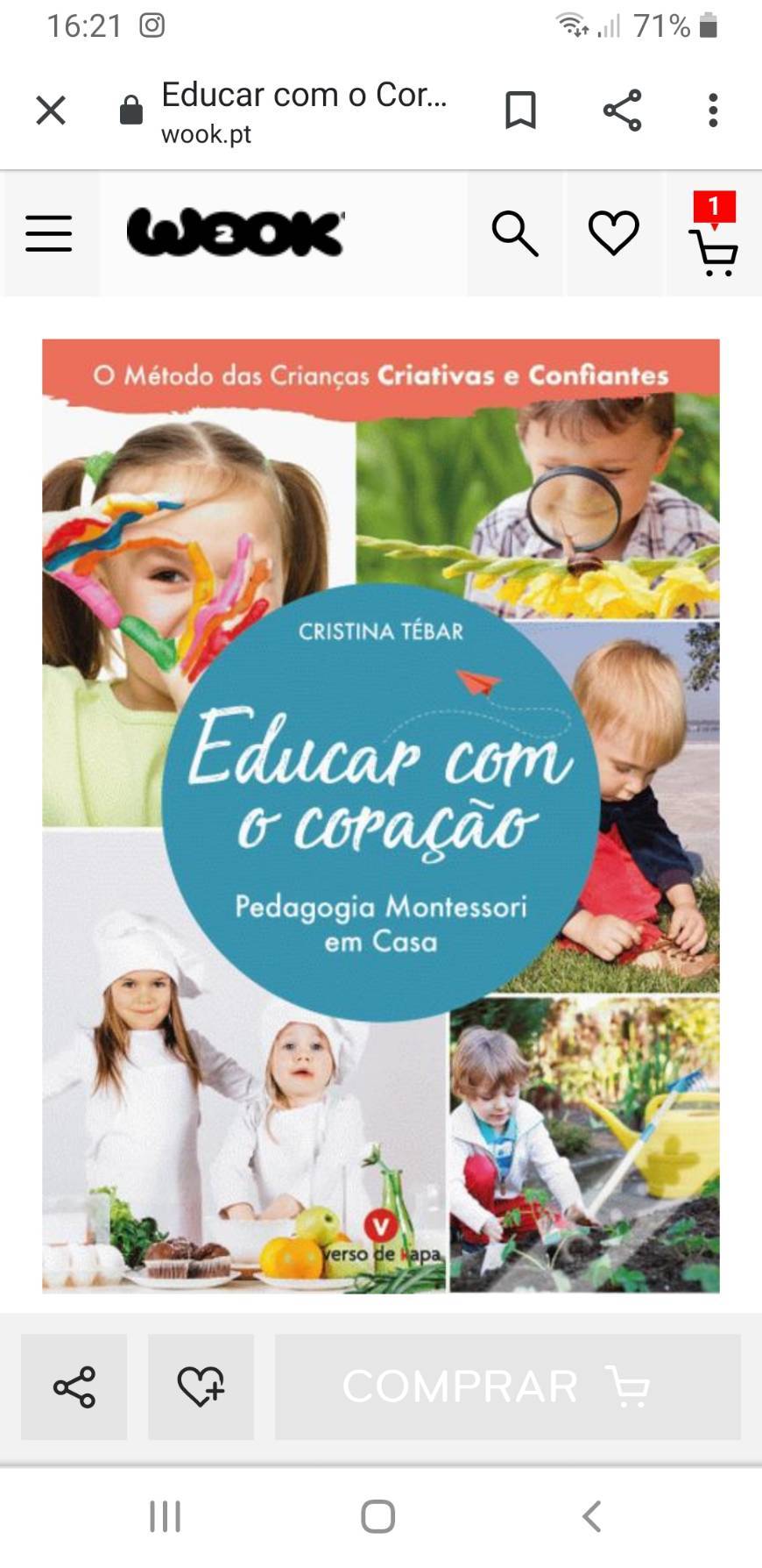 Libros Educar com o coração de Cristina Tebar 