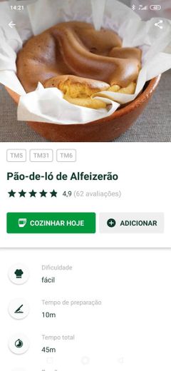 Pão de ló de Alfazeirão by Bimby
