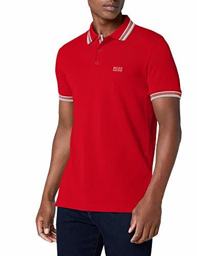 Lugar BOSS Green - Polo de manga corta para hombre, color rot