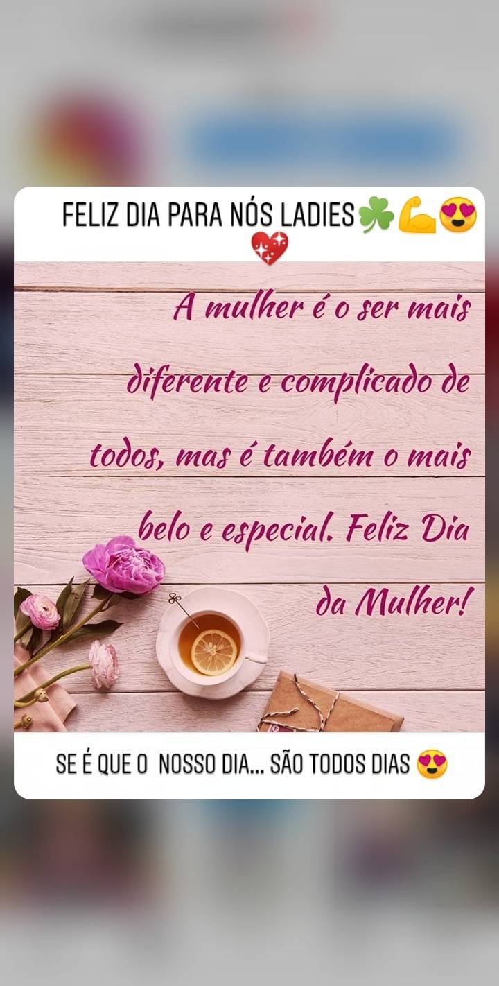 Moda Dia da mulher ☘️💖