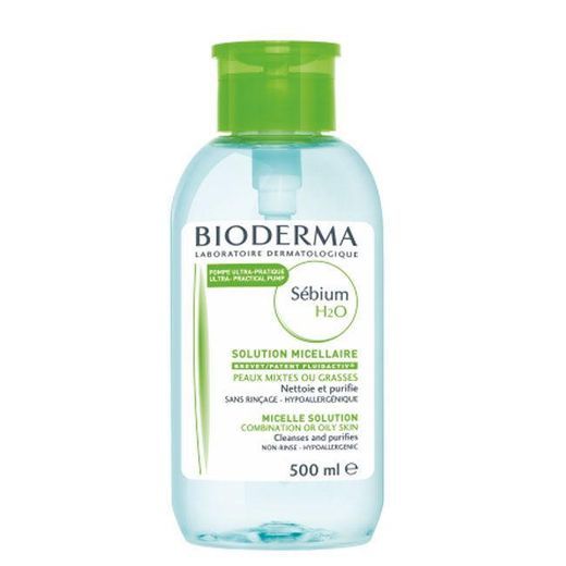 Fashion Bioderma Sebium H2O. Solução Micelar Pump Reverse