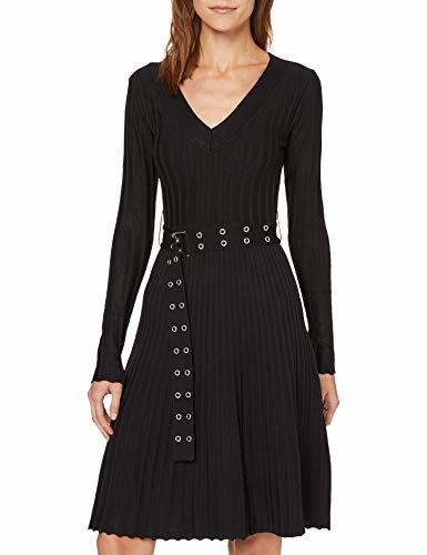 Lugar Guess Agata Dress Swtr Vestido, Negro