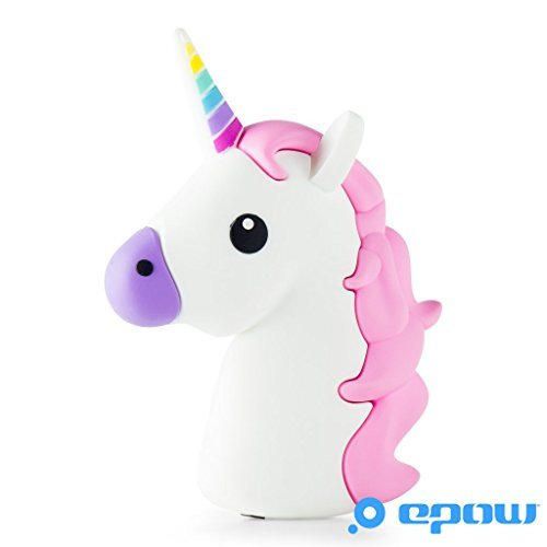 EPOW® Cargador Unicornio 2600mAh Emoji Power Bank Unicornio