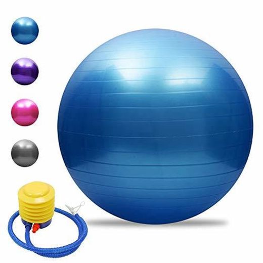 Walmeck- Bola de Yoga Anti-explosión Bola de Equilibrio de Estabilidad Espesa Pilates