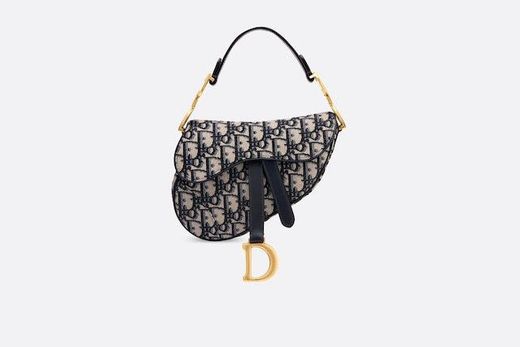 Mini Dior Oblique Saddle Bag