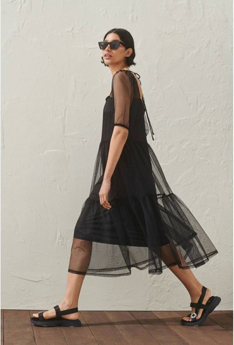 Social Vestido em mesh