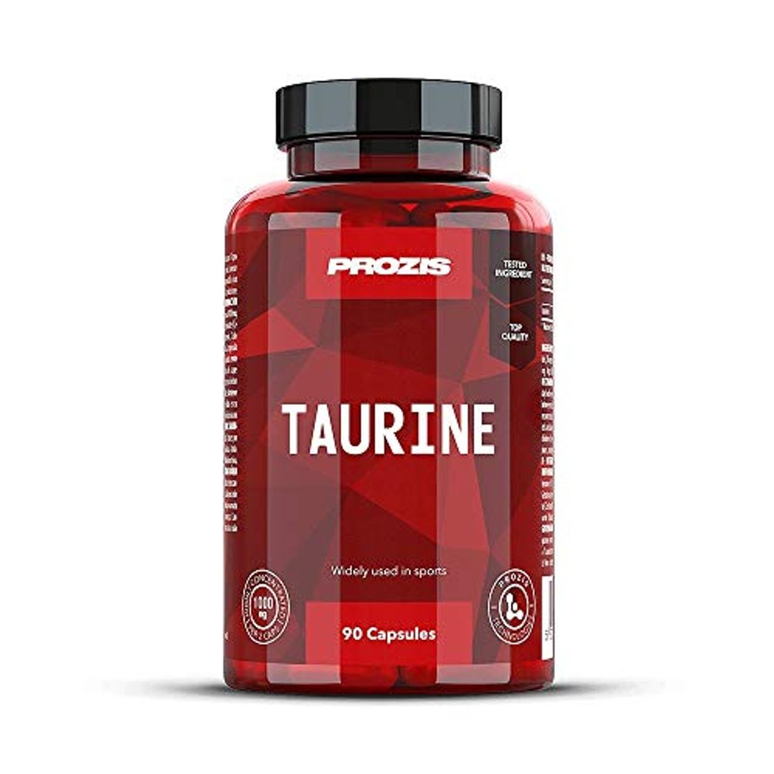 Prozis Taurina Pura, Suplemento de Aminoácido 90 Cápsulas, 1000 mg