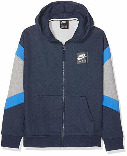 Nike B NK Air Hoodie FZ Chaqueta, Niños, Azul