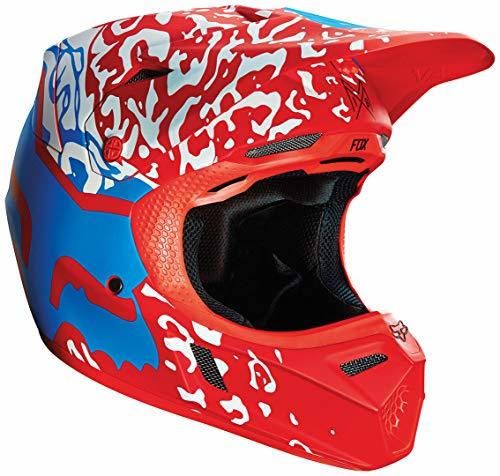 Fox V-3 Cauz Helmet Red