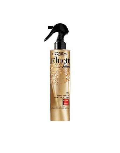 Spray Fixador Protetor de Calor para cabelos Lisos Elnett