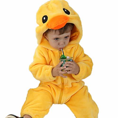 Productos Bebé Ropa Warm Rompers with Hooded Animal Cartoon Jumpsuit isfraces Franela Traje