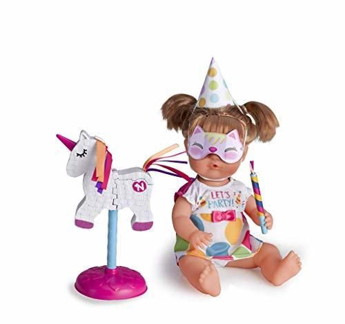 Nenuco de Famosa Piñata, muñeca bebé fiesta de cumpleaños, para niñas y