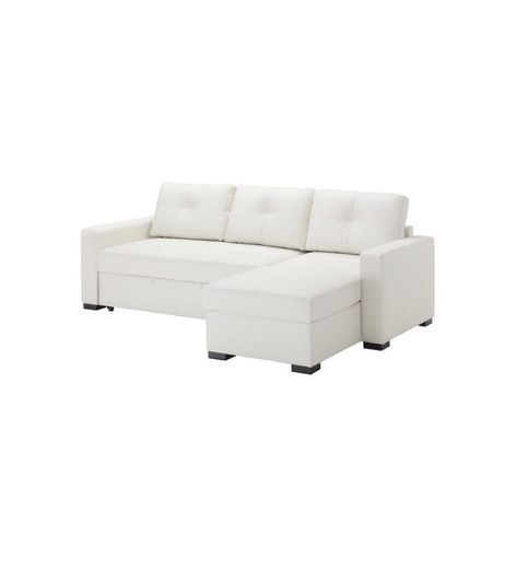 RAGUNDA Sofá cama de 3 lugares com chaise longue