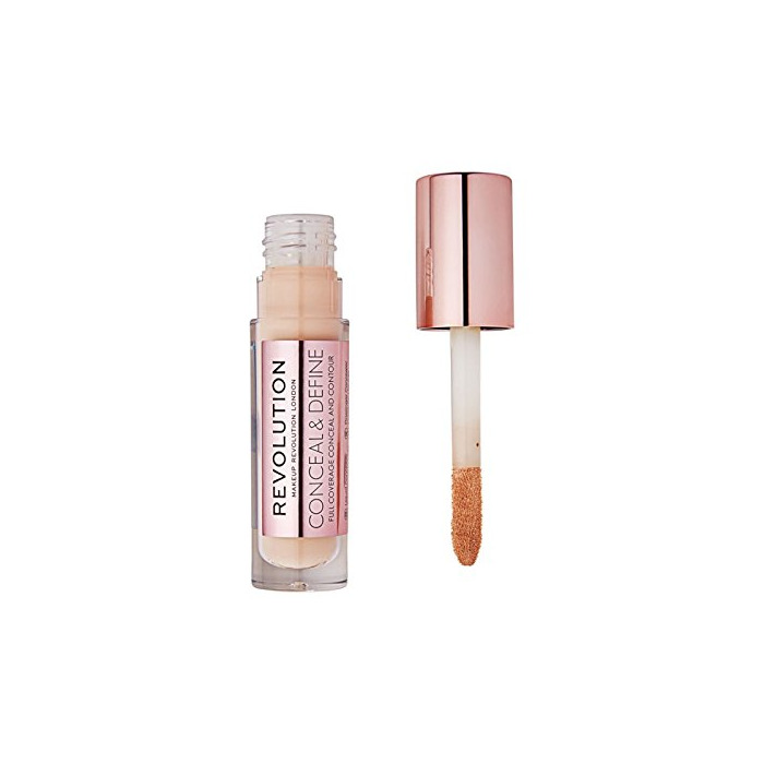 Makeup Revolution Conceal & Define Concealer C7 Korektor w plynie 3