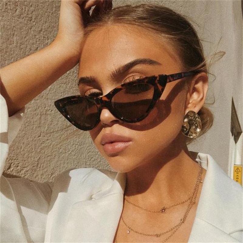 Social Sombra de Ojos de Gato para Mujer Gafas de Sol de Moda