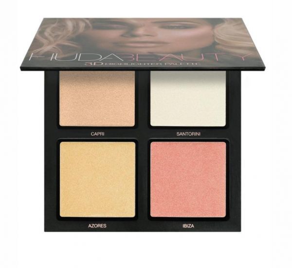 Huda Beauty 3D Highlighter Pink Palette