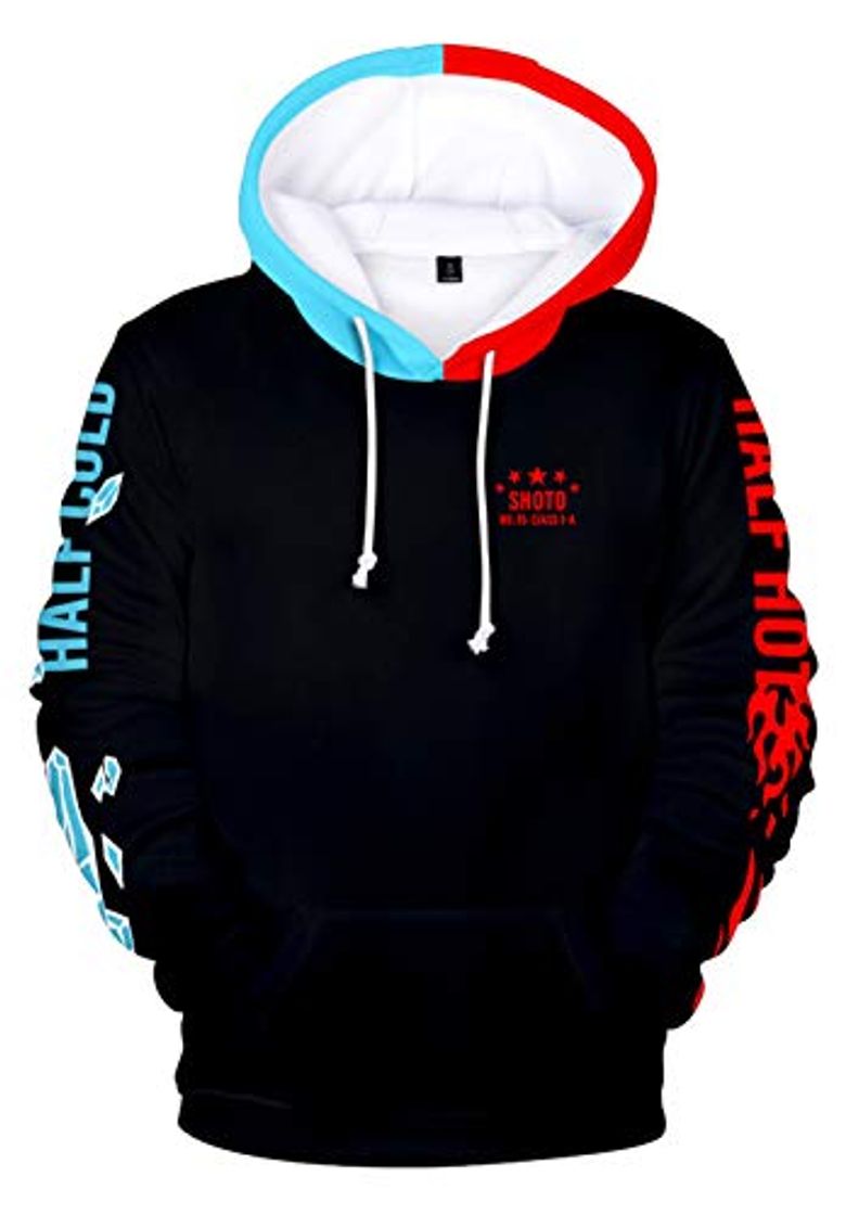 Social HAOSHENG Sudadera Hombre My Hero Academia Impresión 3D de Anime Japonés Bakugo