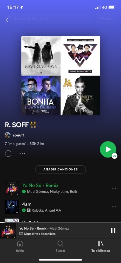 Music Mi playlist de Spotify 🤘🏽