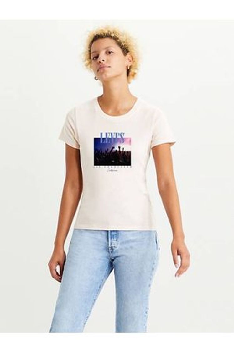 Social Levi's The Perfect Tee, Camiseta, Mujer, Blanco (Brw Outline T2 White