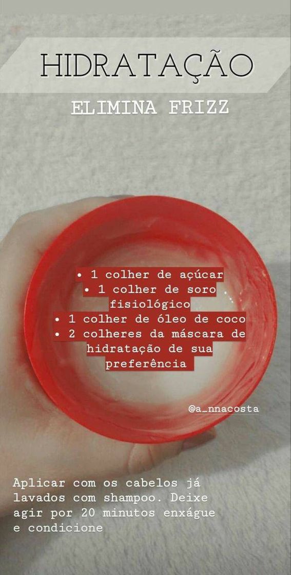 Social Hidratação elimina frizz