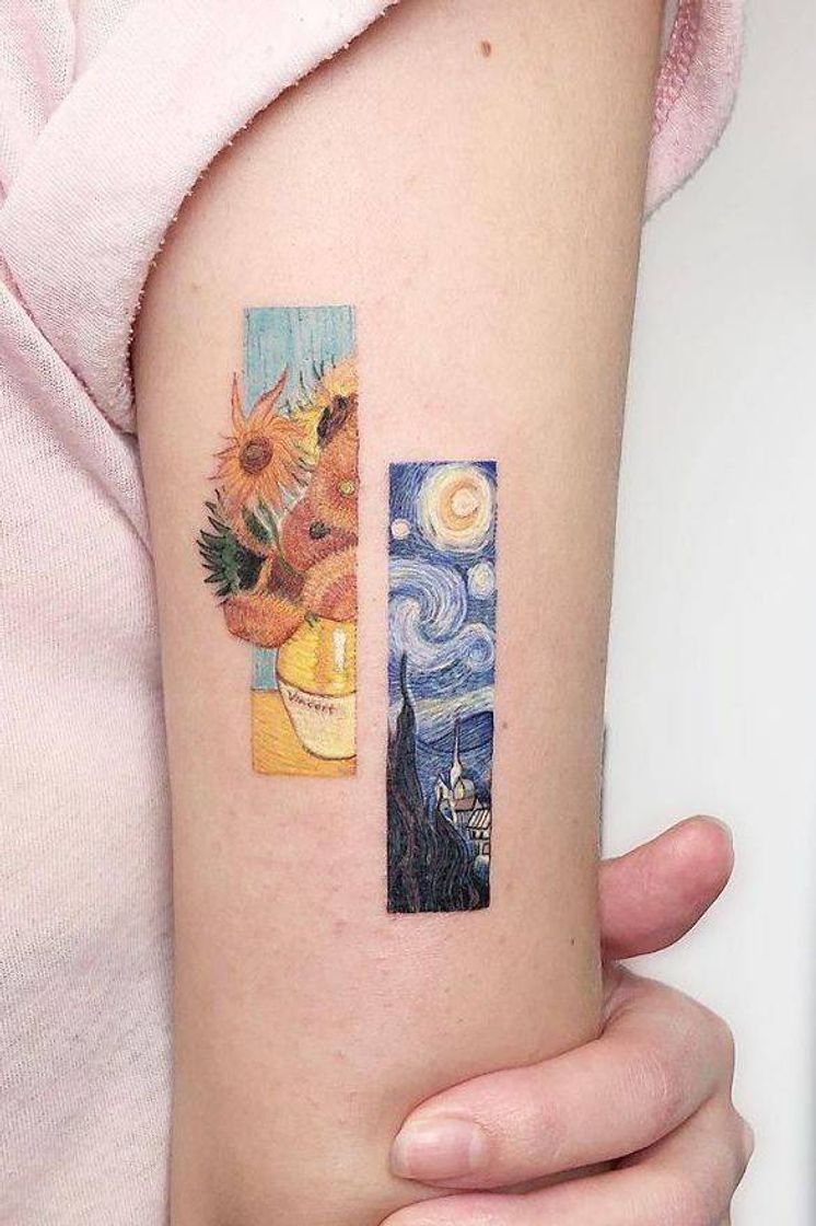 Moda Tatuagem van Gogh