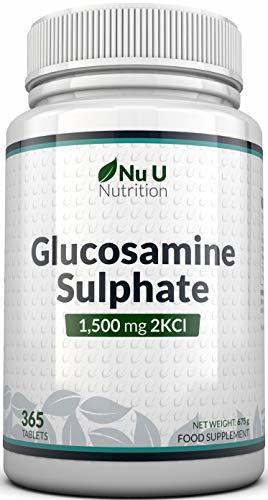 Lugar Sulfato de Glucosamina 1.500 mg 2KCl, 365 comprimidos (Suministro Para 1 Año)