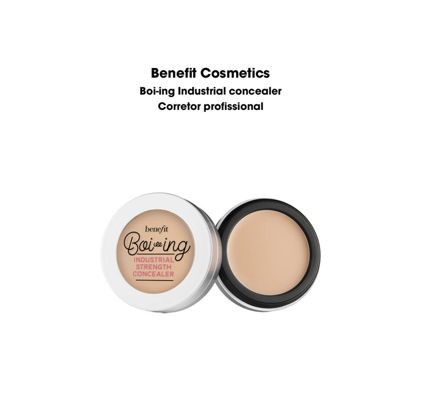 Product Benefit Cosmetics
Boi-ing Industrial concealer
Corretor 