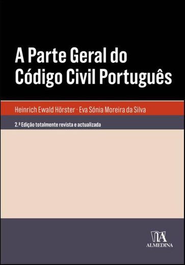 A Parte Geral do Código Civil Português