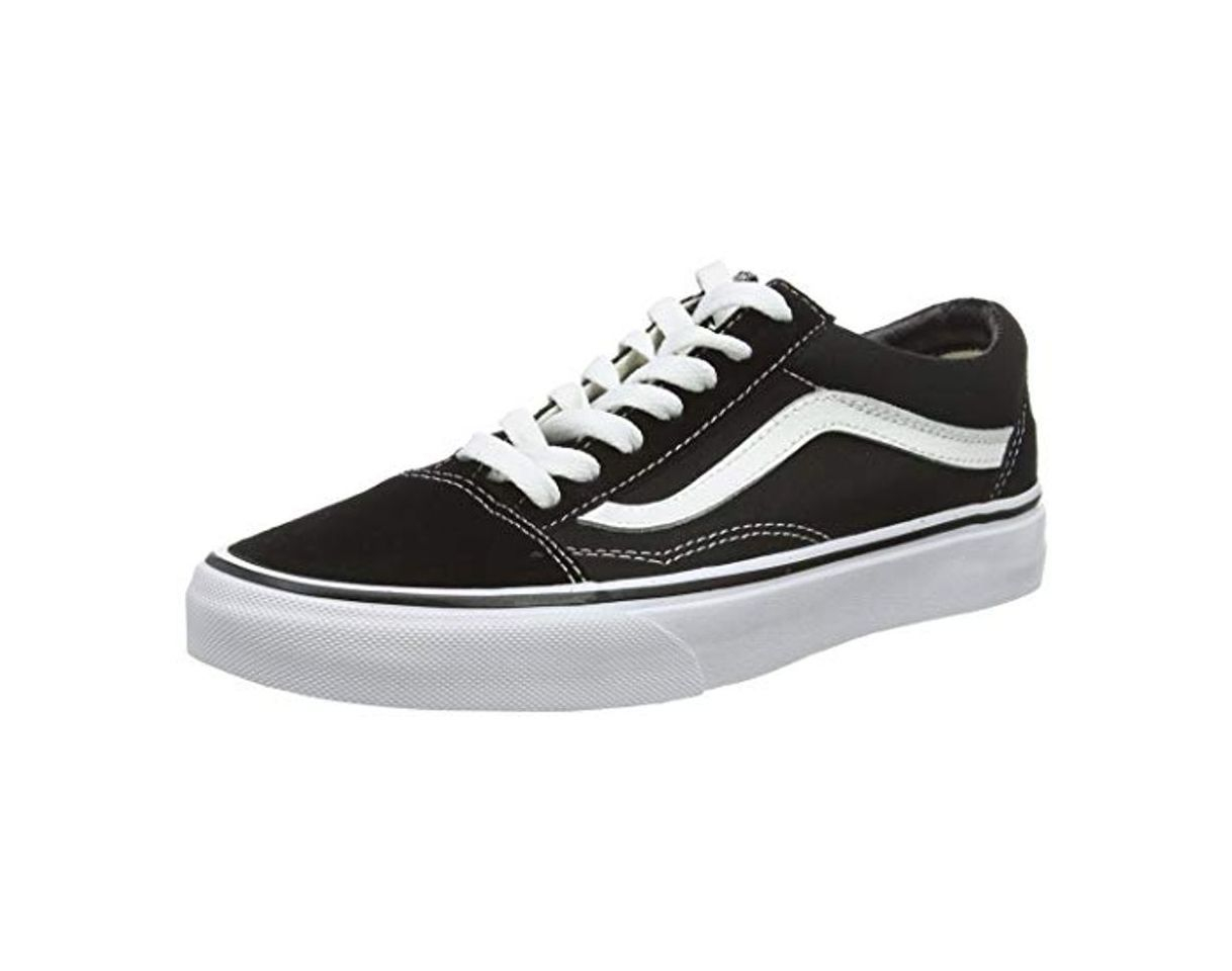 Fashion Vans Old Skool, Zapatillas Unisex Adulto, Negro