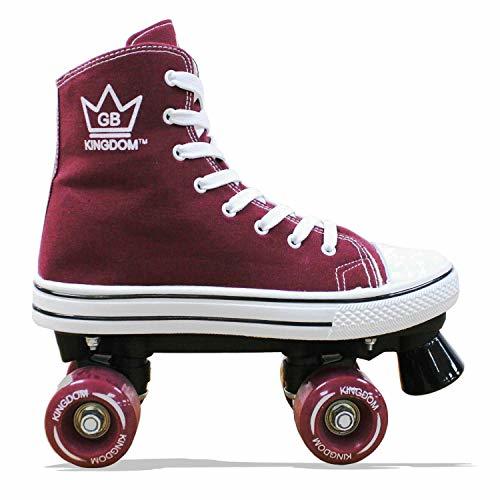 Producto Kingdom GB Patines de Lona HI-PE de Cuatro Ruedas