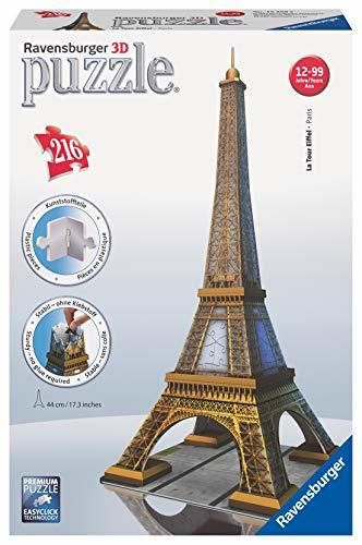 Ravensburger - Puzzle 3D, diseño Torre Eiffel