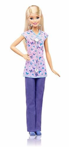 Barbie Quiero Ser enfermera, muñeca con accesorios