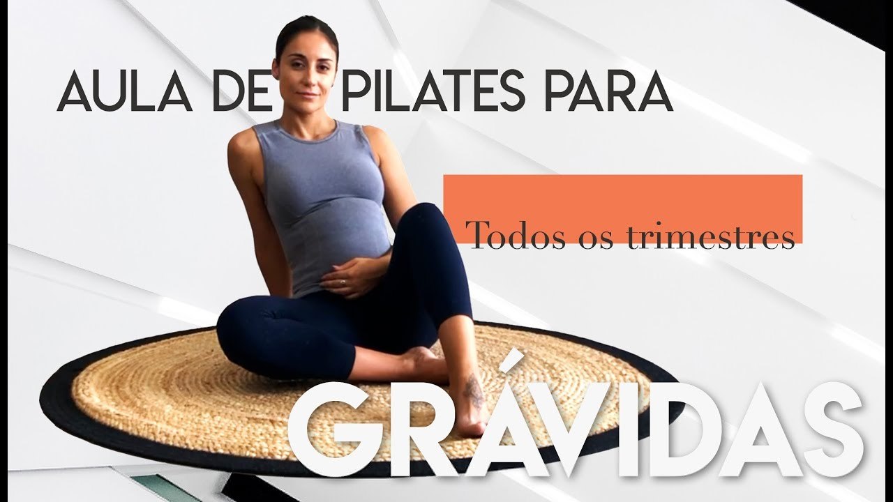 Fashion Aula de Pilates para Grávidas - todos os trimestres - YouTube