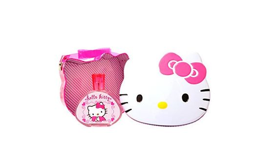 Hello Kitty Eau de Toilette Spray y caja de almuerzo de Metal