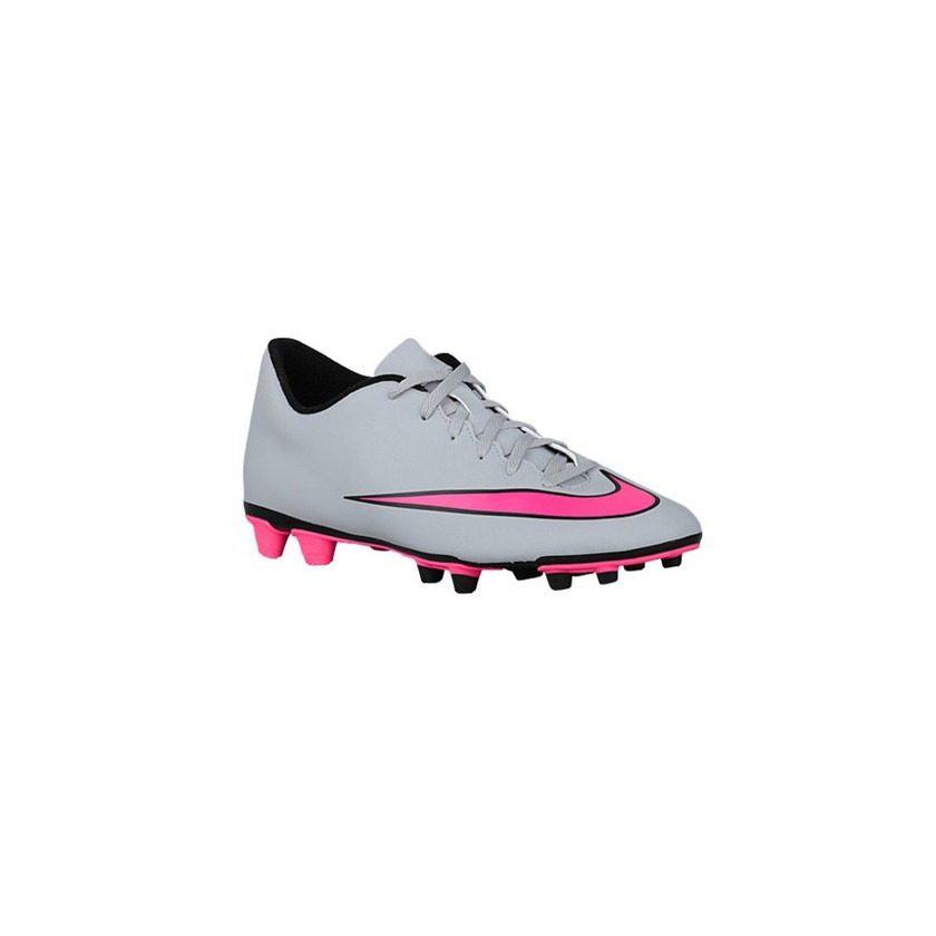 Social Nike Mercurial Vortex II FG, Botas de fútbol para Hombre, Gris/Rosa/Negro