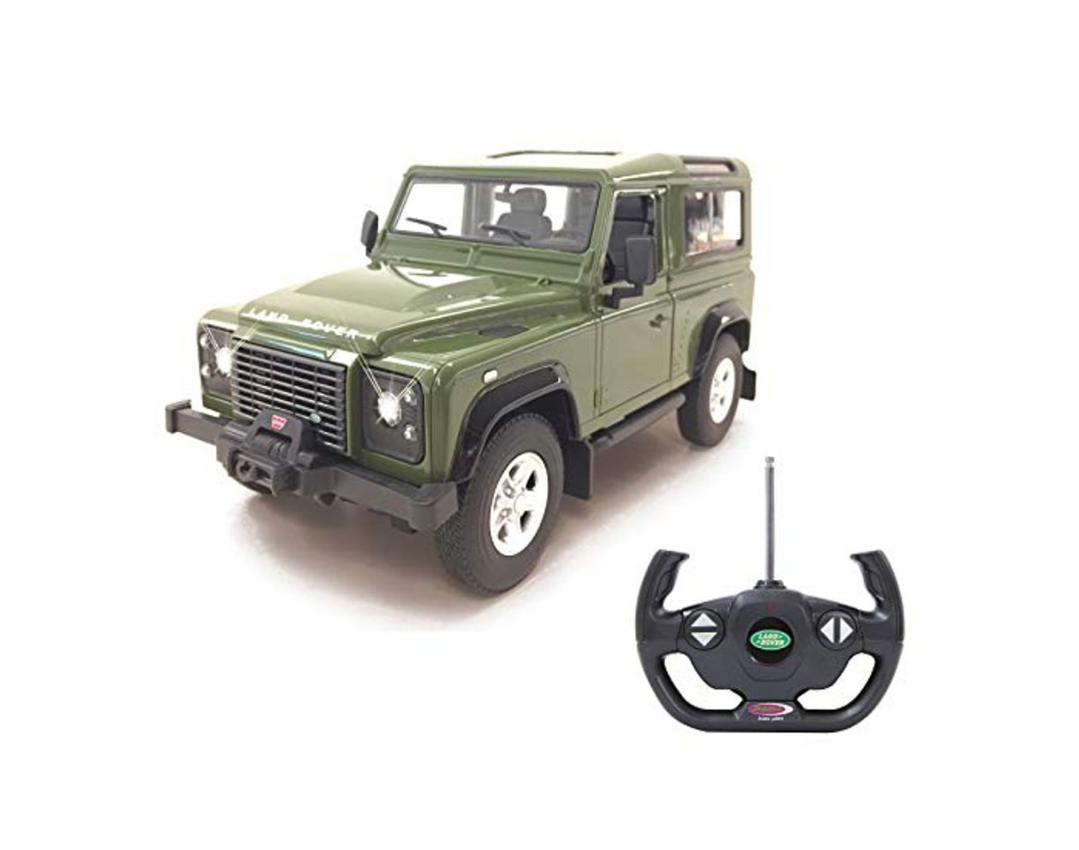 Producto Jamara 405155-Land Rover Defender 1:14 Puertas manuales – Licencia Oficial Coche de