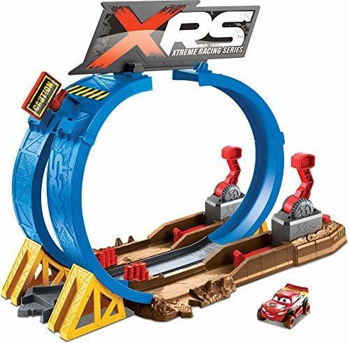 Mattel Disney Cars-XRS Superlooping Carreras en el Barro