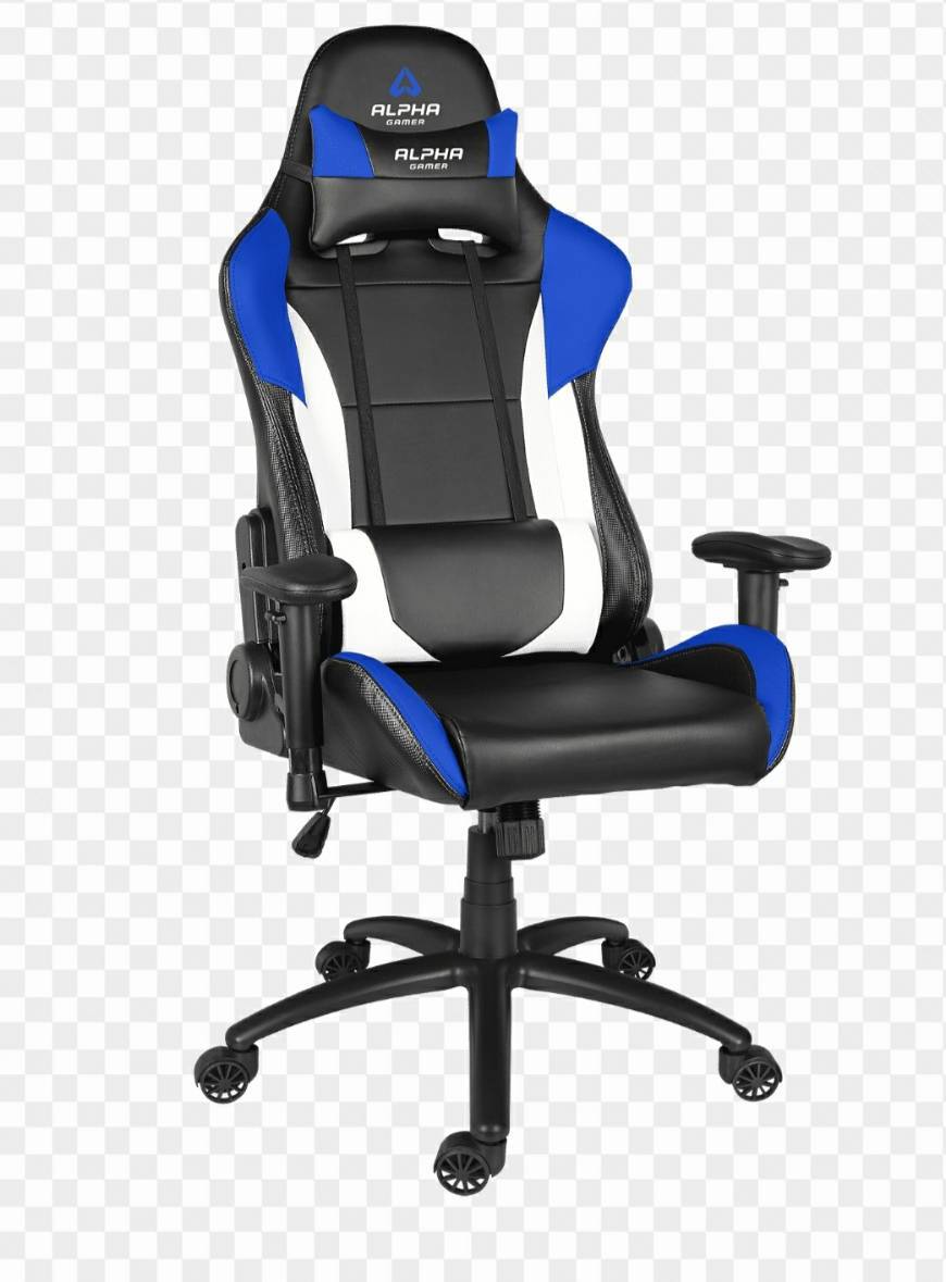 Social  Alpha-Gamer-Cadeira-Vega-Preto-Azul-Ace