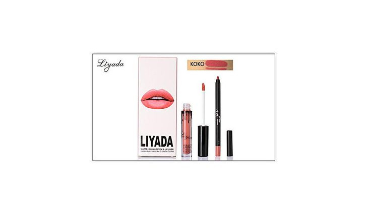 Beauty Liyada mate líquido Delineador de pintalabios y labios