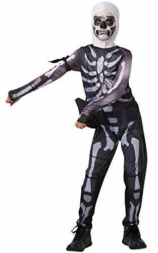 Social Fortnite - Disfraz Skull Trooper para niños, 13-14 años