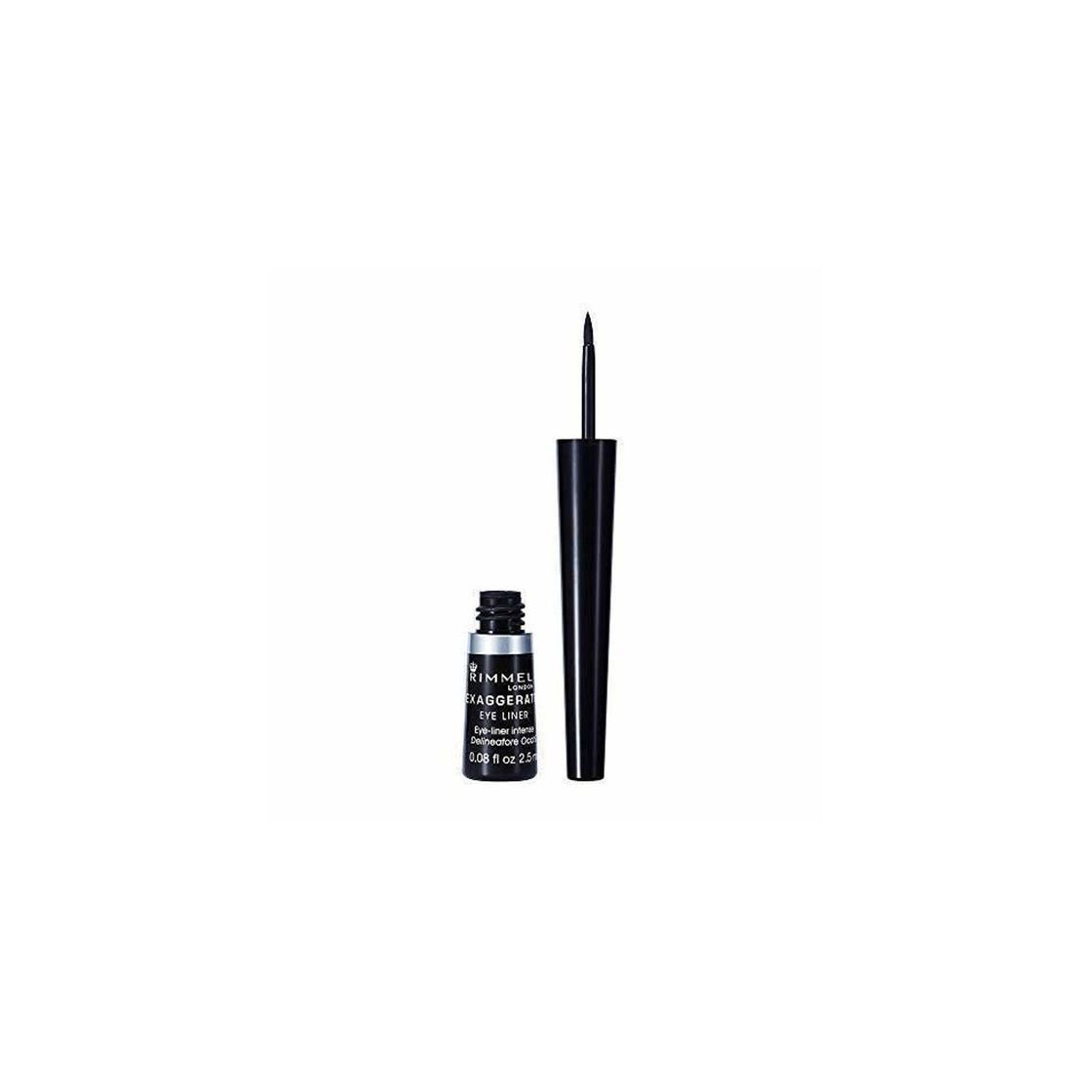Social Rimmel London Exaggerate Liquid Eye Liner Delineador Líquido Tono 001 100% Black-
