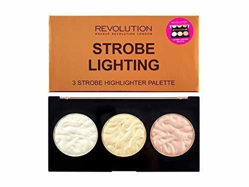 Makeup Revolution Strobe Lighting Highlighter Palette Paleta rozświetlaczy do twarzy 15g