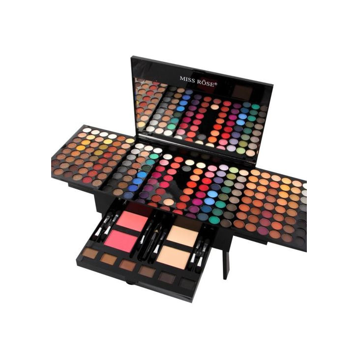 Social Profesional Kit de Maquillaje de Ojos Impermeable de Larga duración Brillo Sombra