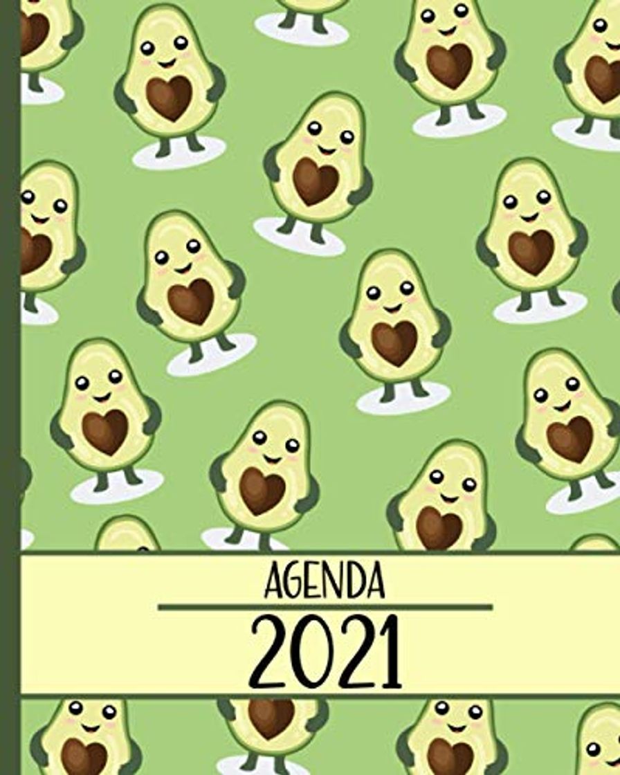 Productos Agenda 2021: Planificador con Aguacates, Semanal/ Mensual